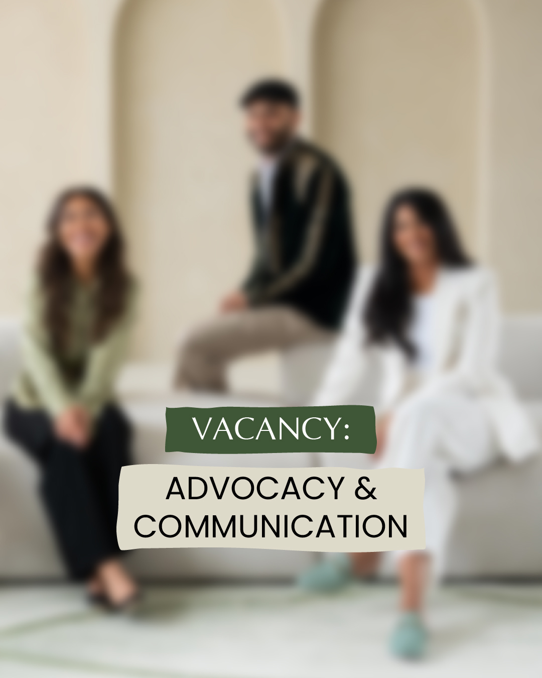 Vacatureposter Advocacy en Communicatie bij de OMID Foundation
